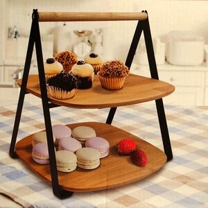 Bamboo food stand